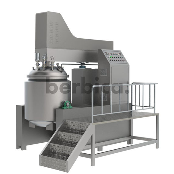 BVM - 650L Vacuum Emulsifying Mixer Machine for Cosmetics / Food/ Pharmaceutical Cream