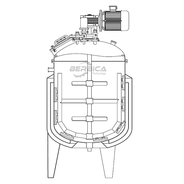 BMK- 1000L Stainless Steel Liquid Mixing Kettle
